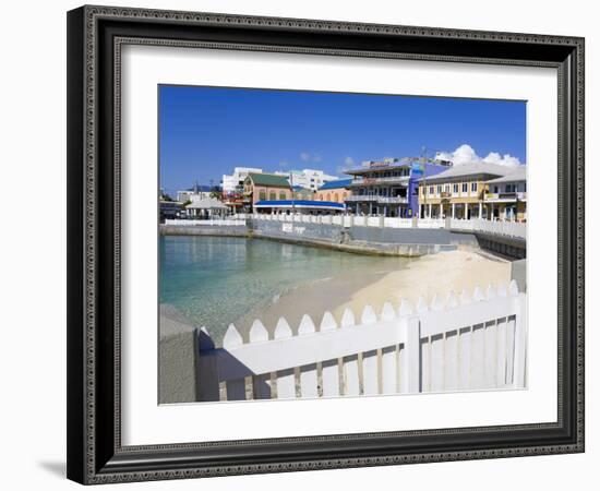 Stores on Harbour Drive, George Town, Grand Cayman, Cayman Islands, Greater Antilles, West Indies-Richard Cummins-Framed Photographic Print