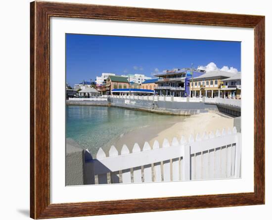 Stores on Harbour Drive, George Town, Grand Cayman, Cayman Islands, Greater Antilles, West Indies-Richard Cummins-Framed Photographic Print