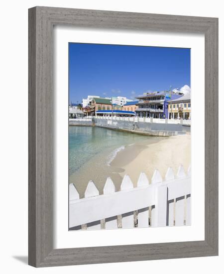 Stores on Harbour Drive, George Town, Grand Cayman, Cayman Islands, Greater Antilles, West Indies-Richard Cummins-Framed Photographic Print