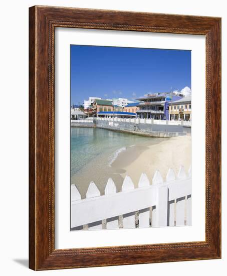 Stores on Harbour Drive, George Town, Grand Cayman, Cayman Islands, Greater Antilles, West Indies-Richard Cummins-Framed Photographic Print