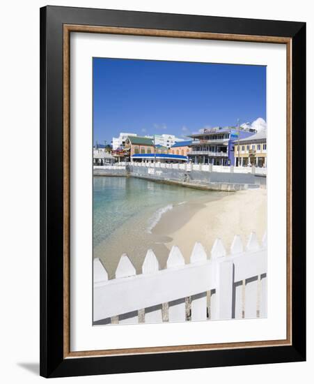 Stores on Harbour Drive, George Town, Grand Cayman, Cayman Islands, Greater Antilles, West Indies-Richard Cummins-Framed Photographic Print