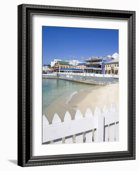 Stores on Harbour Drive, George Town, Grand Cayman, Cayman Islands, Greater Antilles, West Indies-Richard Cummins-Framed Photographic Print