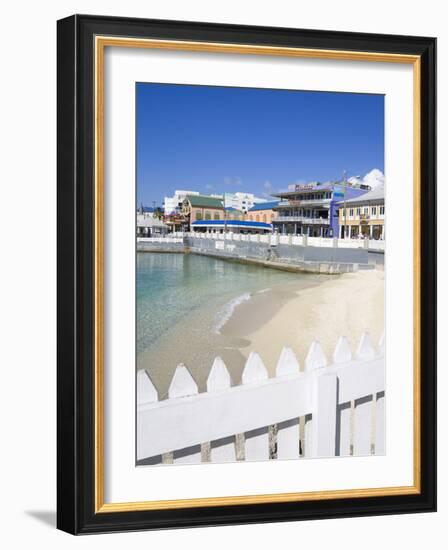 Stores on Harbour Drive, George Town, Grand Cayman, Cayman Islands, Greater Antilles, West Indies-Richard Cummins-Framed Photographic Print