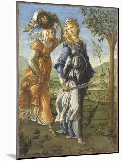Stories of Judith the Return of Judith From the Field of Holofernes (Return of Judith To Betulia)-Sandro Botticelli-Mounted Giclee Print