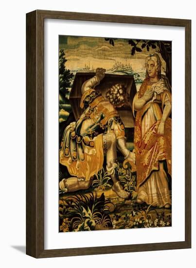 Stories of Samson, Dalilah Reveals Samson's Secret About His Strenght-Philip Wauters-Framed Giclee Print