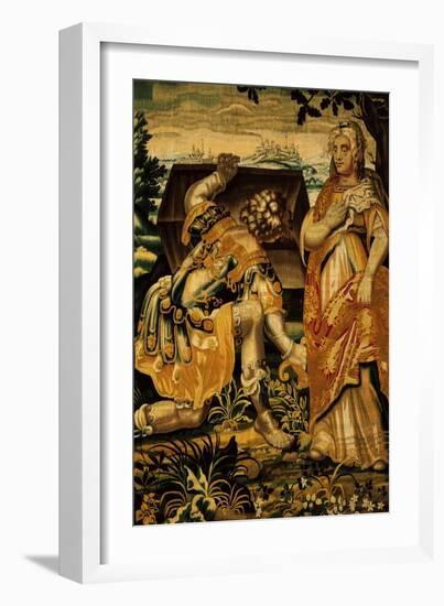 Stories of Samson, Dalilah Reveals Samson's Secret About His Strenght-Philip Wauters-Framed Giclee Print