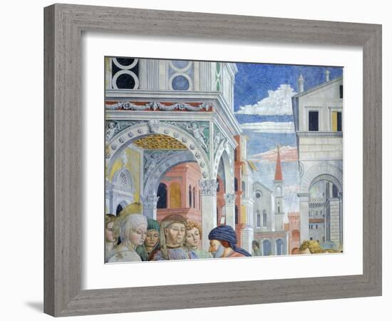 Stories of St. Augustine, 1465-Benozzo Gozzoli-Framed Giclee Print