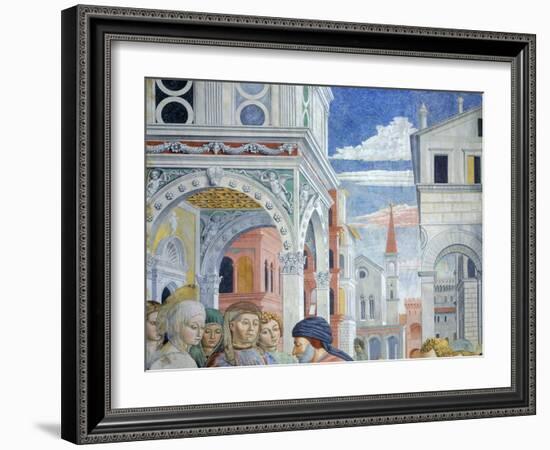 Stories of St. Augustine, 1465-Benozzo Gozzoli-Framed Giclee Print