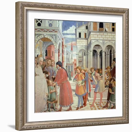 Stories of St Augustine-Benozzo Gozzoli-Framed Giclee Print