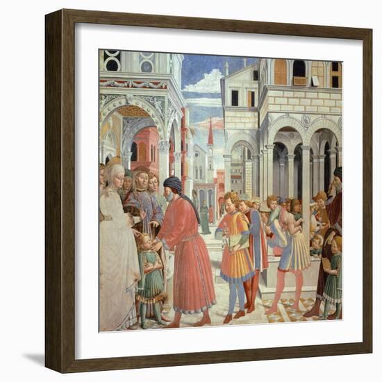 Stories of St Augustine-Benozzo Gozzoli-Framed Giclee Print