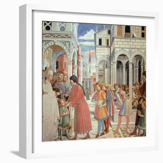 Stories of St Augustine-Benozzo Gozzoli-Framed Giclee Print