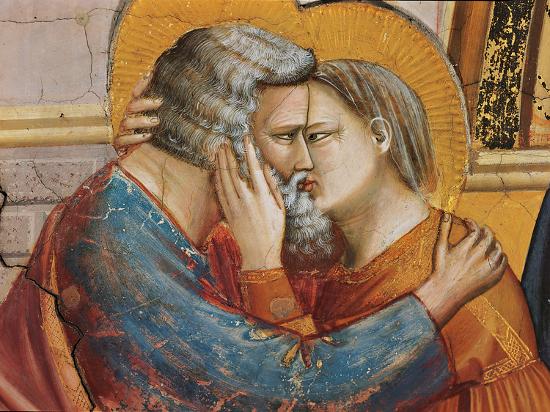 Stories Of St Joachim And St Anne The Meeting At The Golden Gate Giclee Print By Giotto Di Bondone Artcom - 