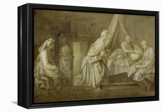 Stories of St John-Andrea del Sarto-Framed Premier Image Canvas