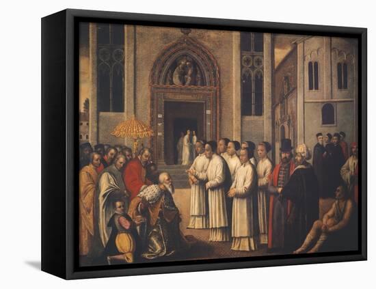 Stories of St. Ursula-Vittore Carpaccio-Framed Premier Image Canvas