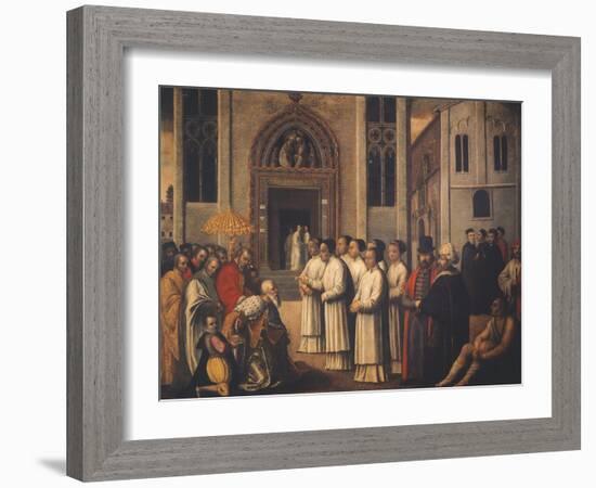 Stories of St. Ursula-Vittore Carpaccio-Framed Giclee Print