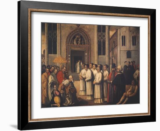 Stories of St. Ursula-Vittore Carpaccio-Framed Giclee Print