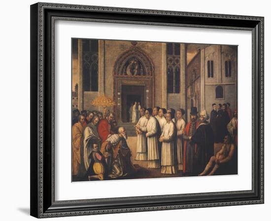 Stories of St. Ursula-Vittore Carpaccio-Framed Giclee Print