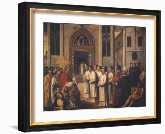 Stories of St. Ursula-Vittore Carpaccio-Framed Giclee Print