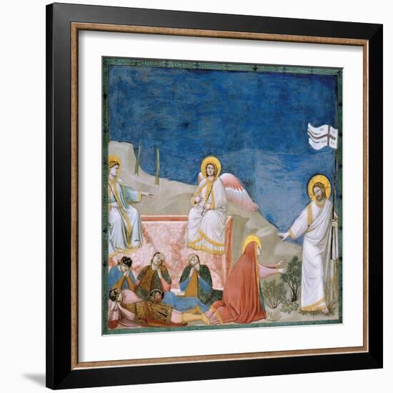 Stories of the Passion of Christ the Resurrection-Giotto di Bondone-Framed Giclee Print