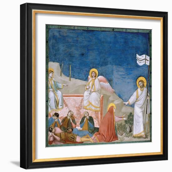 Stories of the Passion of Christ the Resurrection-Giotto di Bondone-Framed Giclee Print