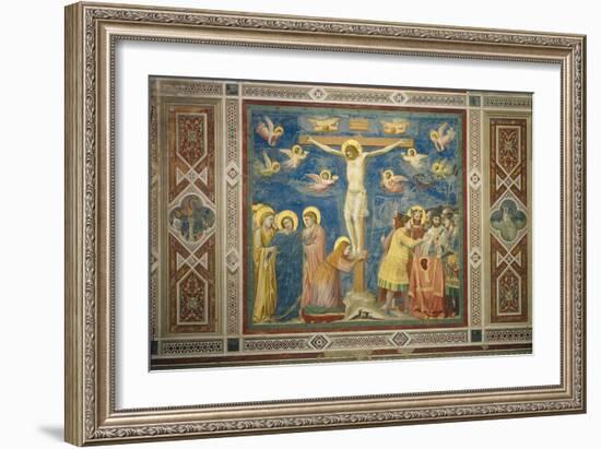 Stories of the Passion the Crucifixion-Giotto di Bondone-Framed Giclee Print