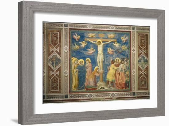 Stories of the Passion the Crucifixion-Giotto di Bondone-Framed Giclee Print