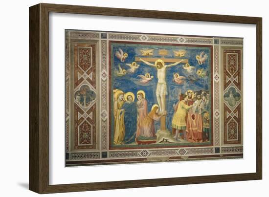 Stories of the Passion the Crucifixion-Giotto di Bondone-Framed Giclee Print