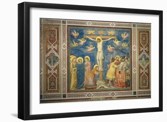 Stories of the Passion the Crucifixion-Giotto di Bondone-Framed Giclee Print