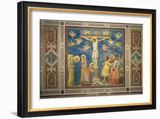 Stories of the Passion the Crucifixion-Giotto di Bondone-Framed Giclee Print