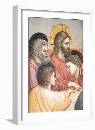 Stories of the Passion the Last Supper-Giotto di Bondone-Framed Giclee Print