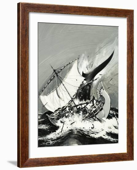 Stories of the Sea: The First Mariners-Graham Coton-Framed Giclee Print