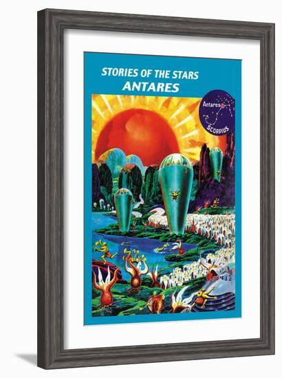 Stories of the Stars, Antares-Frank R. Paul-Framed Art Print