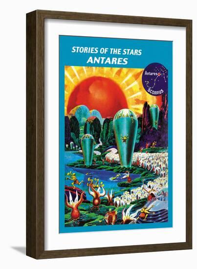 Stories of the Stars, Antares-Frank R. Paul-Framed Art Print