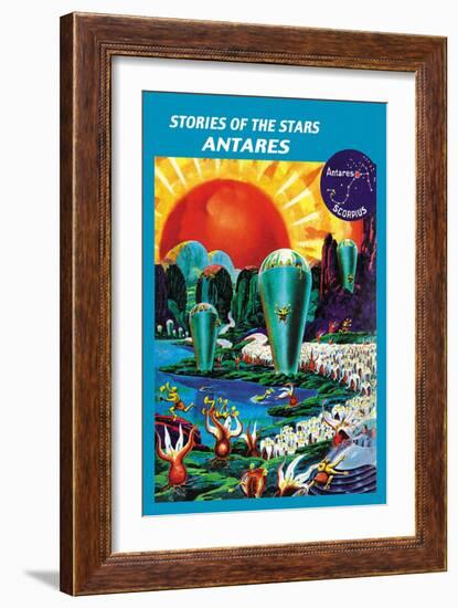 Stories of the Stars, Antares-Frank R. Paul-Framed Art Print