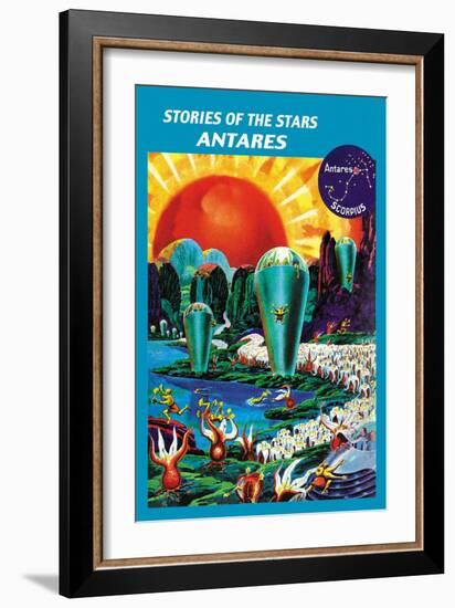 Stories of the Stars, Antares-Frank R. Paul-Framed Art Print