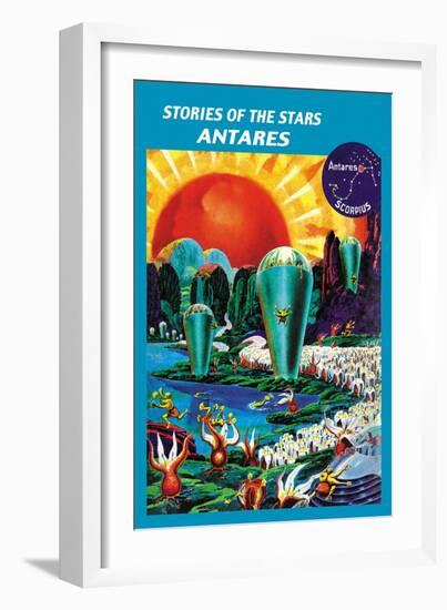 Stories of the Stars, Antares-Frank R. Paul-Framed Art Print