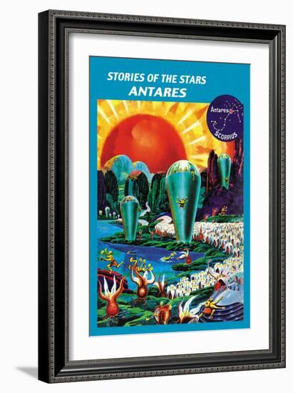 Stories of the Stars, Antares-Frank R. Paul-Framed Art Print