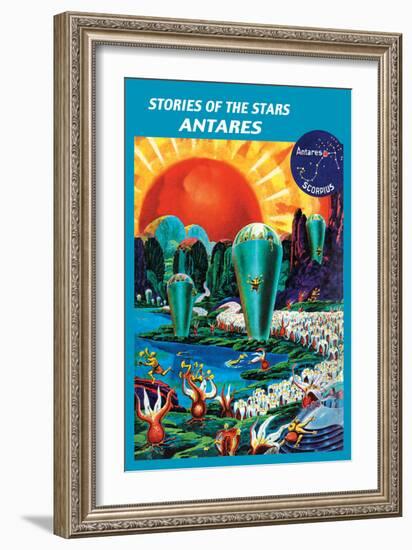 Stories of the Stars, Antares-Frank R. Paul-Framed Art Print