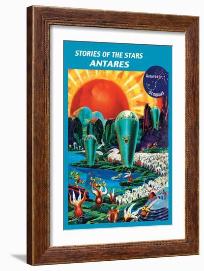 Stories of the Stars, Antares-Frank R. Paul-Framed Art Print