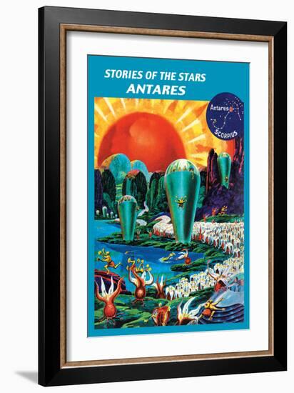 Stories of the Stars, Antares-Frank R. Paul-Framed Art Print