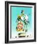 "Stork and Quints," April 1, 1984-BB Sams-Framed Giclee Print