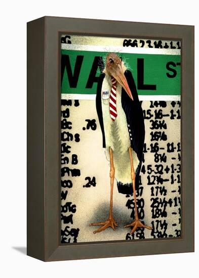 Stork Broker-Will Bullas-Framed Premier Image Canvas