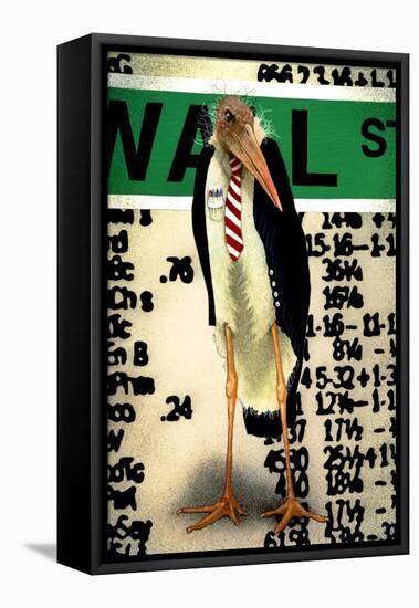 Stork Broker-Will Bullas-Framed Premier Image Canvas