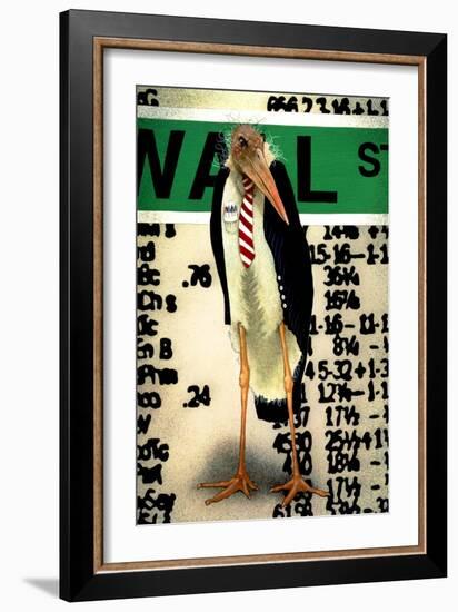 Stork Broker-Will Bullas-Framed Giclee Print