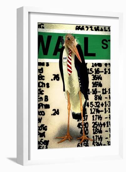 Stork Broker-Will Bullas-Framed Giclee Print