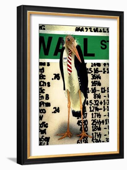 Stork Broker-Will Bullas-Framed Giclee Print