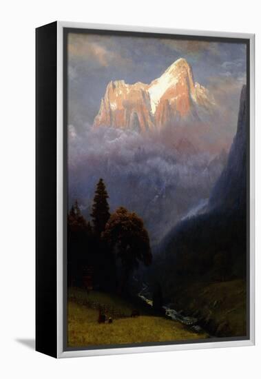 Storm Among the Alps, C.1856-Albert Bierstadt-Framed Premier Image Canvas