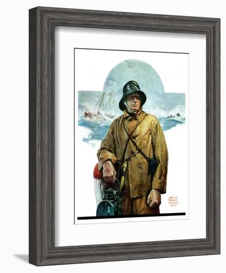 "Storm at Sea,"November 6, 1926-Edgar Franklin Wittmack-Framed Giclee Print