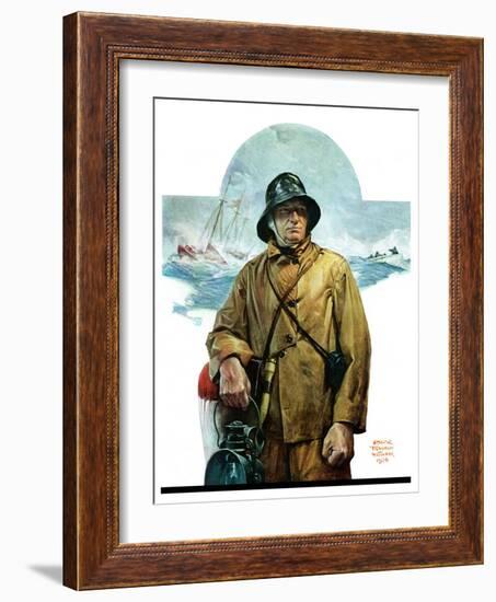 "Storm at Sea,"November 6, 1926-Edgar Franklin Wittmack-Framed Giclee Print