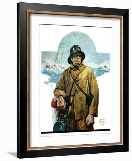 "Storm at Sea,"November 6, 1926-Edgar Franklin Wittmack-Framed Giclee Print